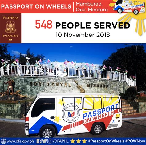 DFA RETURNS TO MINDORO FOR PASSPORT ON WHEELS..